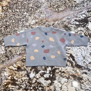 Zara Abstract Spot Sweater